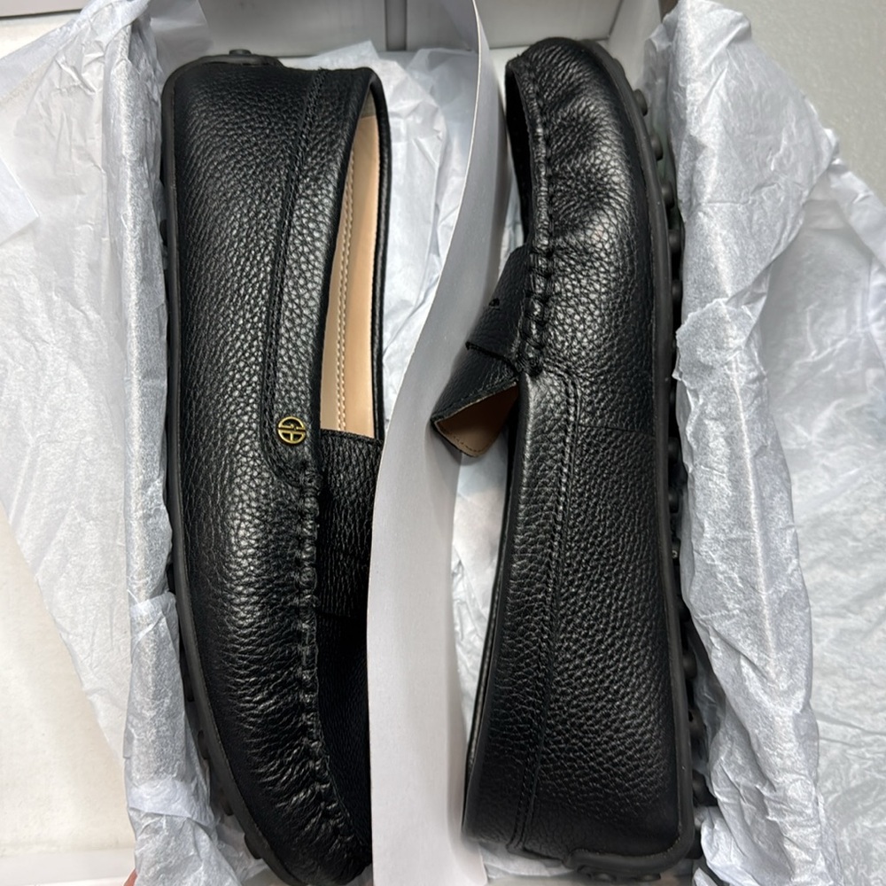 Giani Bernini Women's Carinna Memory Foam Slip on Drivers Black Leather - Picture 4 of 11